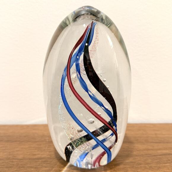 Mark Monson Glasshouse Studio Art Glass Paperweight Sculpture Signed Numbered 6" - Picture 2 of 12